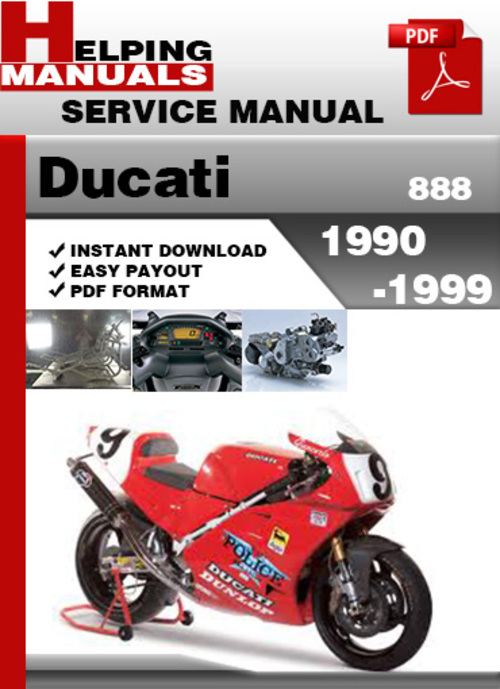 Product picture Ducati 888 1990-1999 Service Repair Manual Download
