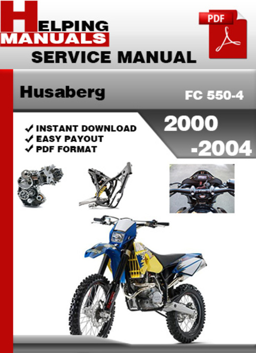 Product picture Husaberg FC 550-4 2000-2004 Service Repair Manual Download
