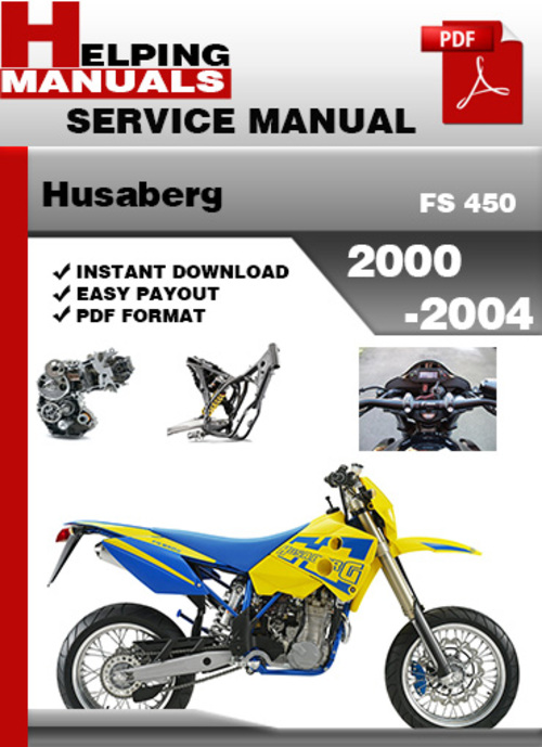 Product picture Husaberg FS 450 2000-2004 Service Repair Manual Download