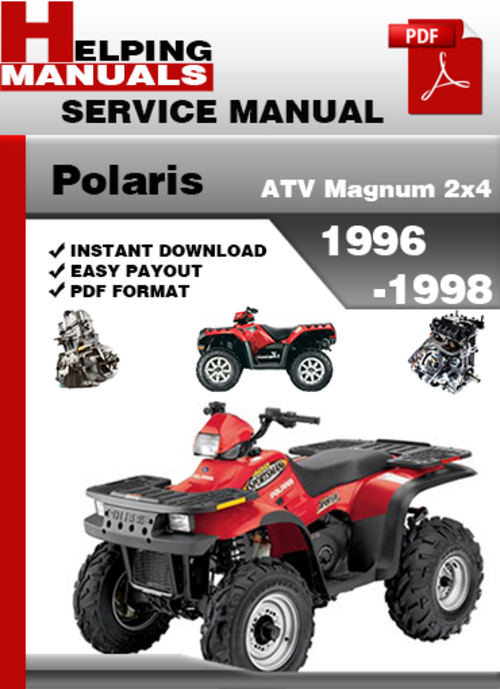 Product picture Polaris ATV Magnum 2x4 1996-1998 Service Repair Manual Download