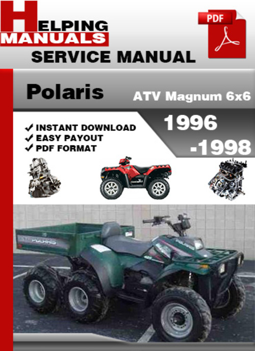 Product picture Polaris ATV Magnum 6x6 1996-1998 Service Repair Manual Download