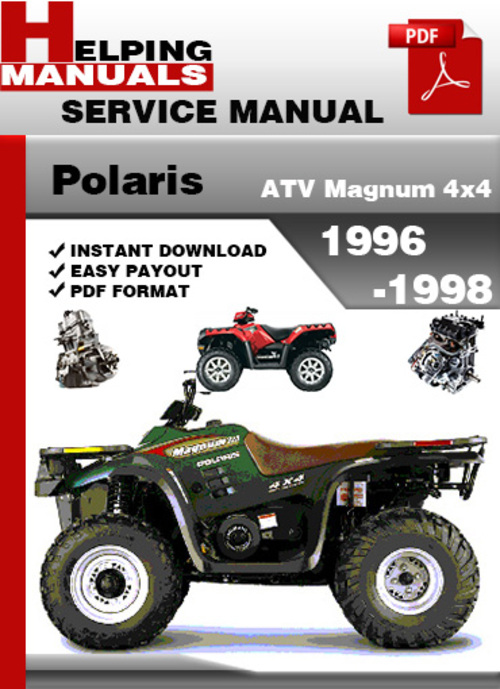 Product picture Polaris ATV Magnum 4x4 1985-1995 Service Repair Manual Download