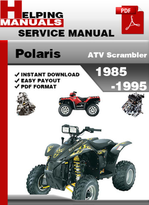 Product picture Polaris ATV Scrambler 1985-1995 Service Repair Manual Download