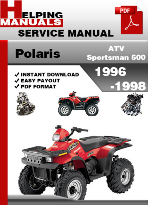 Product picture Polaris ATV Sportsman 500 1996-1998 Service Repair Manual Download