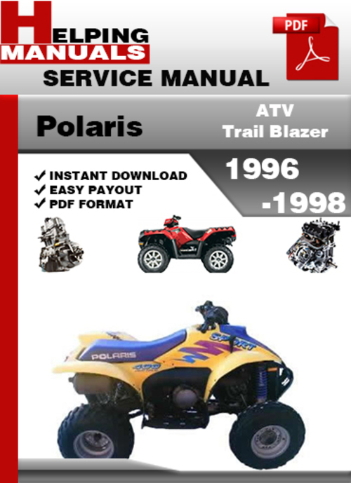 Product picture Polaris ATV Trail Blazer 1996-1998 Service Repair Manual Download