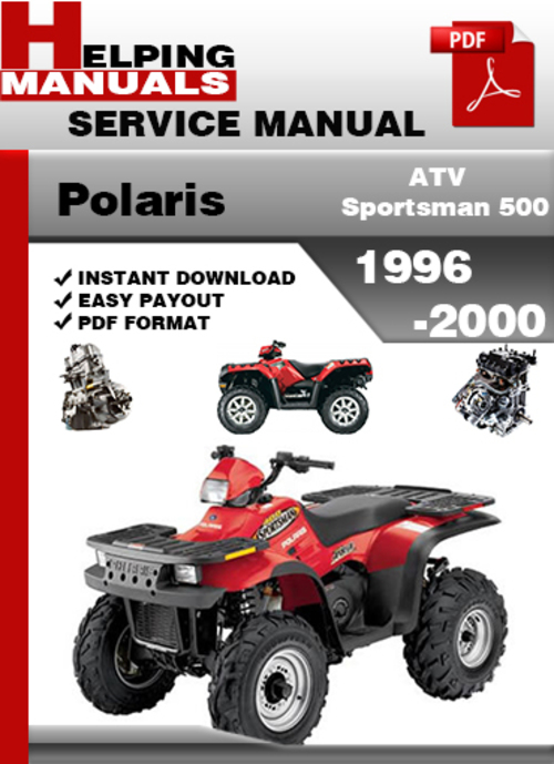 Product picture Polaris ATV Sportsman 500 1996-2000 Service Repair Manual Download