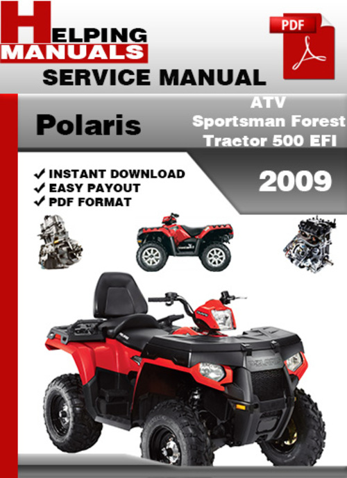 Product picture Polaris ATV Sportsman Touring 500 EFI 2009 Service Repair Manual Download