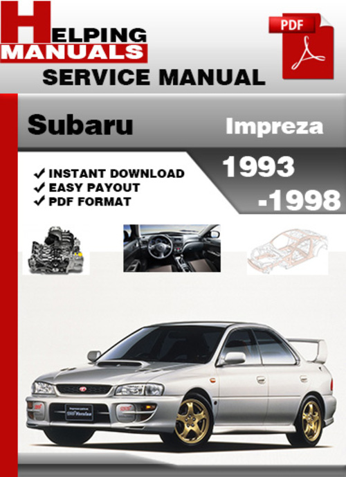 Product picture Subaru Impreza 1993-1998 Service Repair Manual Download
