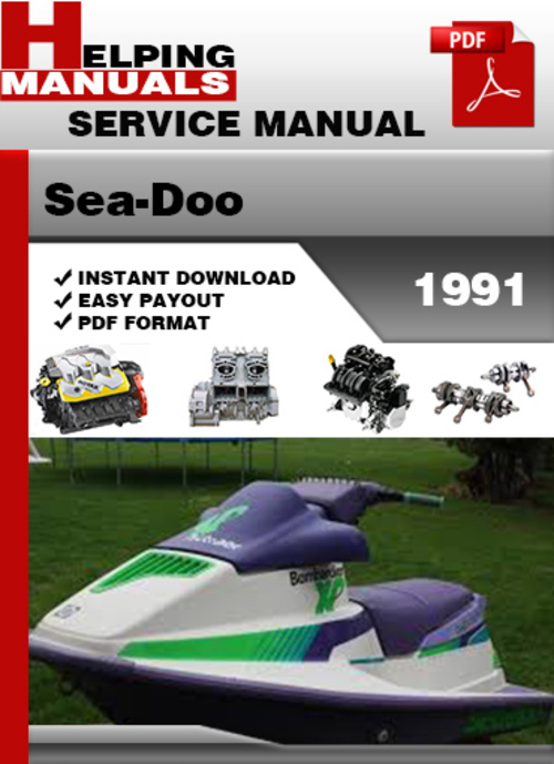 Product picture Sea-Doo 1991 Service Repair Manual Download
