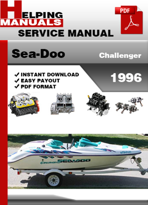 Product picture Sea-Doo Challenger 1996 Service Repair Manual Download