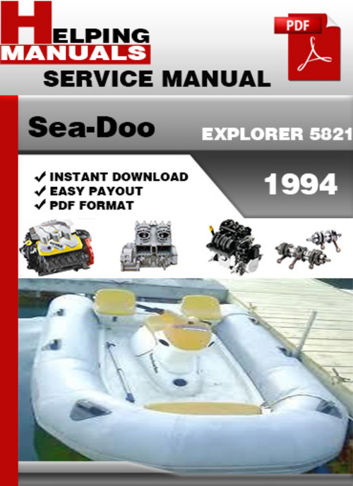 Product picture Sea-Doo EXPLORER 1994 Service Repair Manual Download