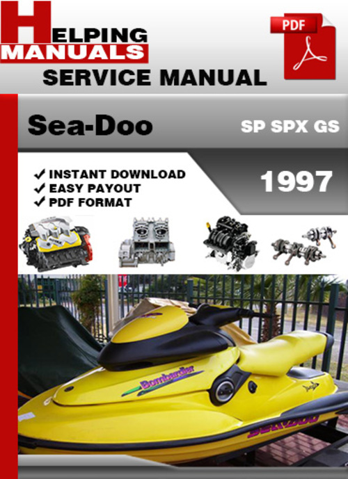 Product picture Sea-Doo SP SPX GS 1997 Service Repair Manual Download