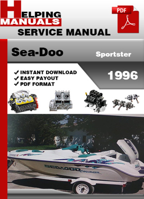 Product picture Sea-Doo Sportster 1996 Service Repair Manual Download