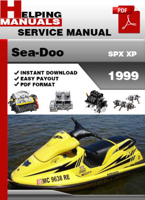 Product picture Sea-Doo SPX XP 1999 Service Repair Manual Download