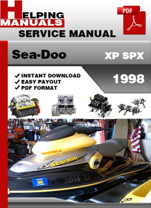 Product picture Sea-Doo XP SPX 1998 Service Repair Manual Download