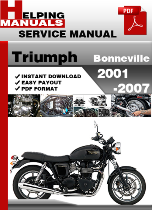 Product picture Triumph Bonneville 2001-2007 Service Repair Manual Download